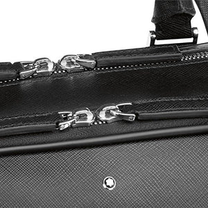 Montblanc Sartorial Large Document Case - Black 113180 Small defect with inside packet zipper (reflected in price)