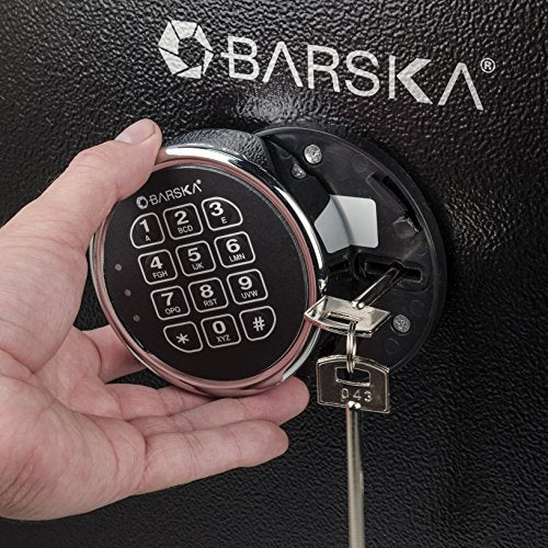 Barska AX13102 Fireproof Digital Keypad Vault Safe 3.51 Cubic Ft, Cu, Black