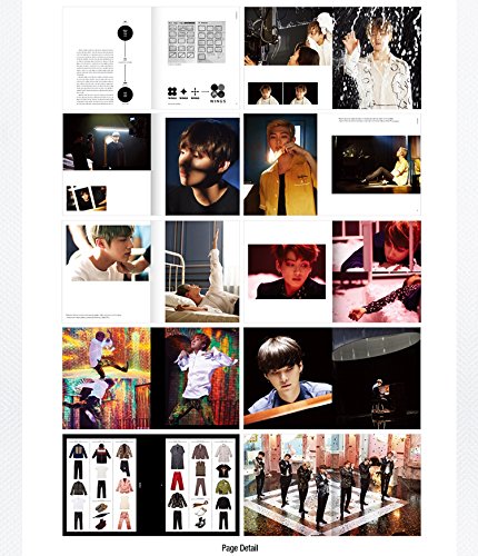 BTS Bangtan Boys - BTS Wings Concept Book+Photo Frame Paper+Lenticular+Extra Photocards Set