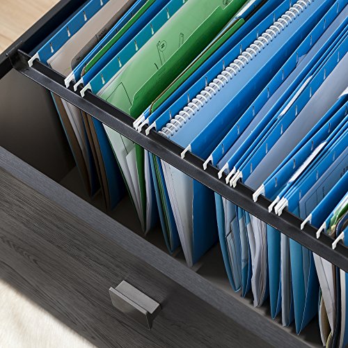 South Shore Office Storage Unit with File Drawer, Gray Oak