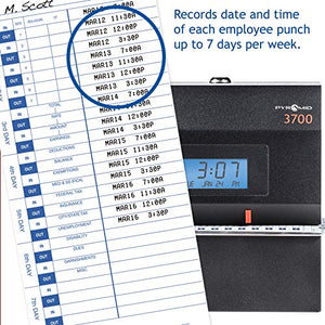 Pyramid 3700 Heavy Duty Steel Time Clock and Document Stamp - Made in the USA