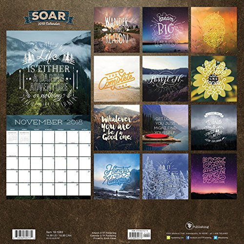 2018 Soar Wall Calendar
