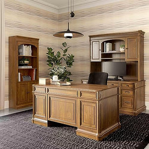 TOV Roanoke Cherry Credenza & Hutch Set