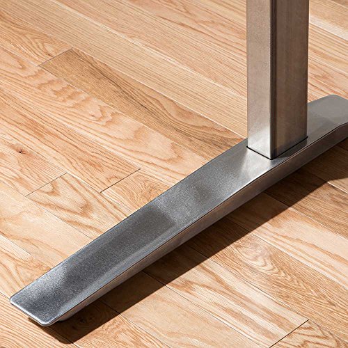 Fully Jarvis Standing Desk Frame Only - Supports Tops from 44" to 82" Wide and 27" to 36" deep - Electric Adjustable Desk Height from 24.5" to 50" with Memory Preset Controller (Alloy Frame)