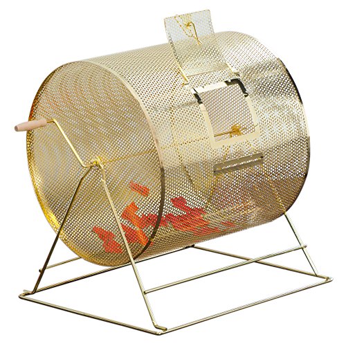 Professional Brass Raffle Ticket Spinning Drum - Available in Small, Medium, Large & X-Large (X-Large - Holds 15,000 Tickets)