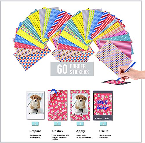 HP Sprocket Photo Printer, (2nd Edition) Print Social Media Photos on 2x3 Sticky-Backed Paper (Blush) + Photo Paper (50 Sheets) + USB Cable + 60 Decorative Stick-On Border Frames