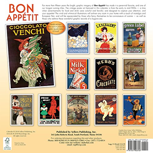 Bon Appétit 2019 Wall Calendar