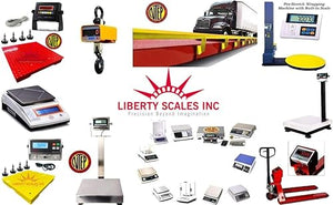 Liberty Scales LS-920-2k Industrial Portable Floor Scale for Small Animal, 50" x 20" Platform / up to 2000 lbs