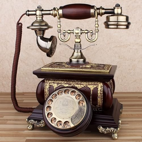 Vintage Phone Retro Antique Telephone Rotary Dial Telephone Old Fashioned Landline Phones