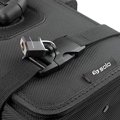 Solo New York Morgan Rolling Hard Side Catalog and Laptop Case, Black