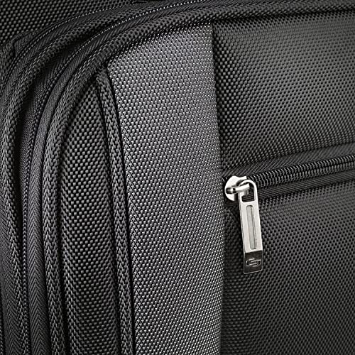 solo Bryant Rolling Bag with Wheels, Fits Up to 17.3-Inch Laptop, Black/Grey, 14" x 16.8" x 5"