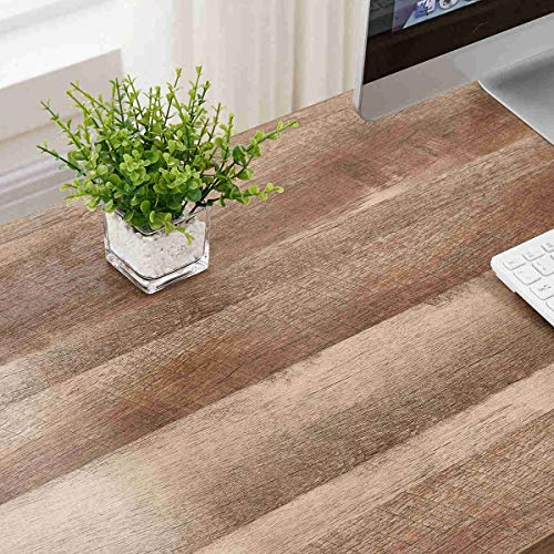 FATORRI L Shaped Computer Desk, Industrial Office Desk with Shelves, Rustic Wood and Metal Corner Desk for Home Office (Rustic Oak, 59 Inch)