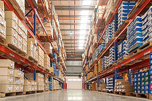 PEC Scales Steel Floor Scale, Accurate Pallet Scale with Smart Digital Indicator for Warehouse Shipping and Heavy Duty Industrial Weighing (48”x48”)