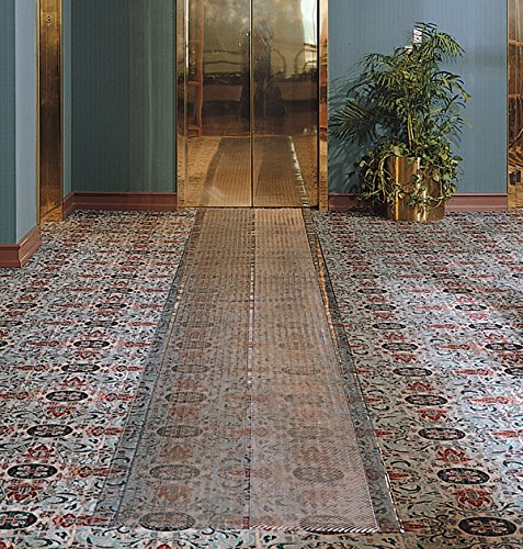 American Floor Mats Clear Vinyl Runner Mats for Carpeted Floors 60ft x 36in