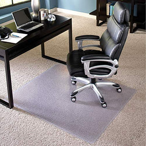 American Floor Mats Premium Thickness Chair Mat - 60" x 72" Rectangle | 1/5 Inch Thickness for Thick Carpet | Easy Chair Roll | No-Crack Guarantee