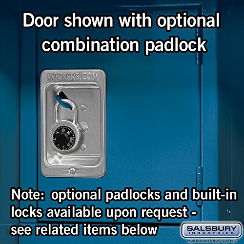 Salsbury Industries Metal Locker, 6-Feet-24-Inch, Blue