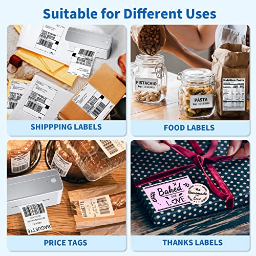 Omezizy Bluetooth Thermal Label Printer, Shipping Label Printer, Wireless Thermal Printer for Shipping Labels, Label Printer for Shipping Packages - Compatible with USPS, Shopify, Amazon, Etsy, Ebay