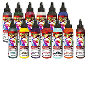Unicorn SPiT Gel Stain & Glaze in One - 13 Paint Collection- 4oz - Includes New Colors