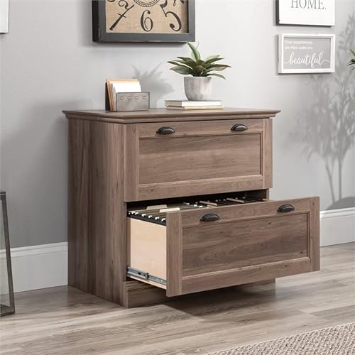 Sauder Barrister Lane Lateral File Cabinet in Salt Oak Finish