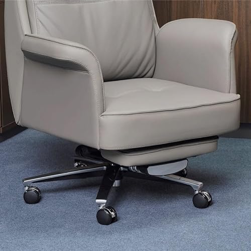 High Back Executive Office Chair with Footstool