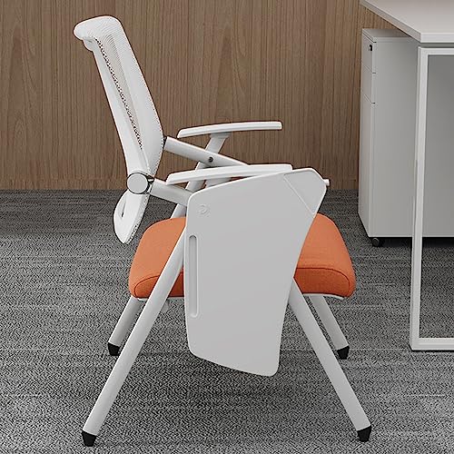 Foldable Mid Back Mesh Office Conference Chairs - 4 Pack Blue (4pcs)