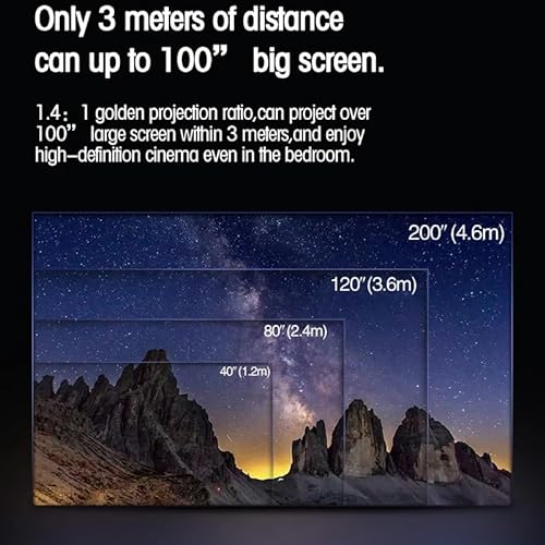 Portable Projector LED TV Video Projector Mobile Movie Home Theater - Compatible