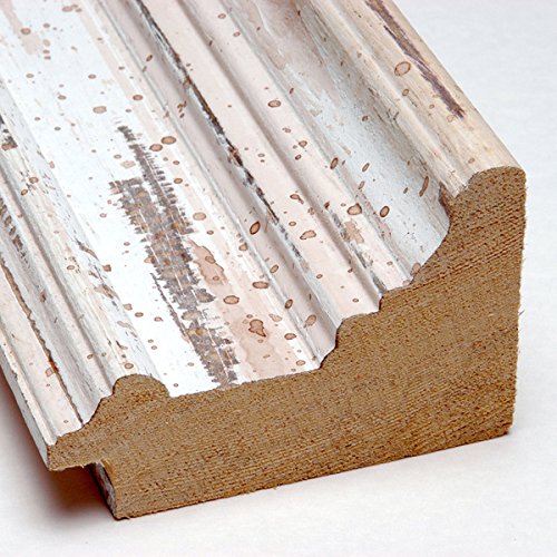 Amanti Art Beige Extra Large, Outer Size 41 x 29 Tan Cork Alexandria White Wash Framed Bulletin Boards, 36x24