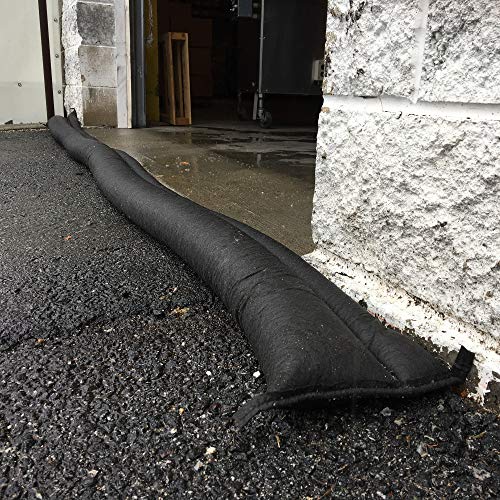 Quick Dam QD610-12 Water-Activated Barrier 10 feet - 12/pack, Black