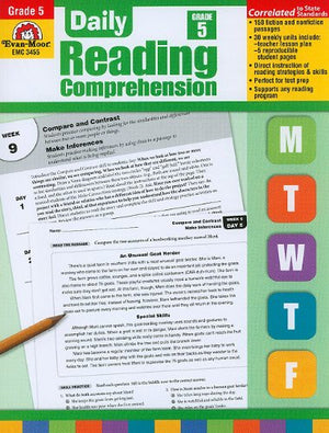 Daily Reading Comprehension (Daily Practice Books, Grade 5)