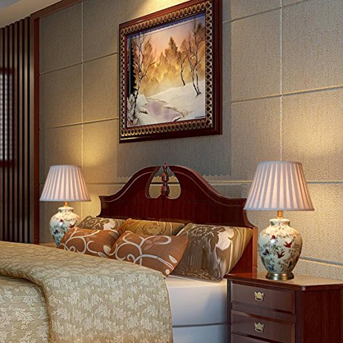 505 HZB Ceramic Desk Lamp Bedroom Bedside Lamp Room Desk Lamp