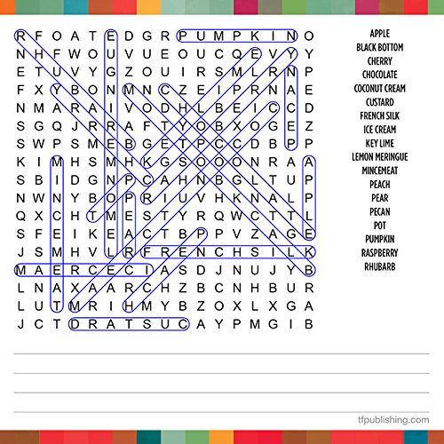 2018 Word Search Daily Desktop Calendar