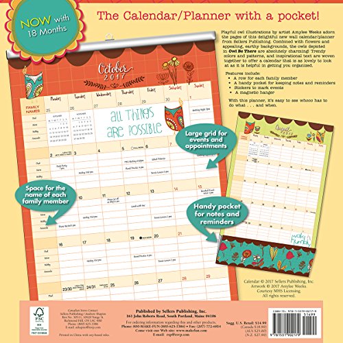 Owl Be There 2018 Calendar
