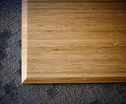 Anji Mountain Bamboo Chair Mat for Thick, Medium, and Low Pile Carpet - Natural, 12mm Thick