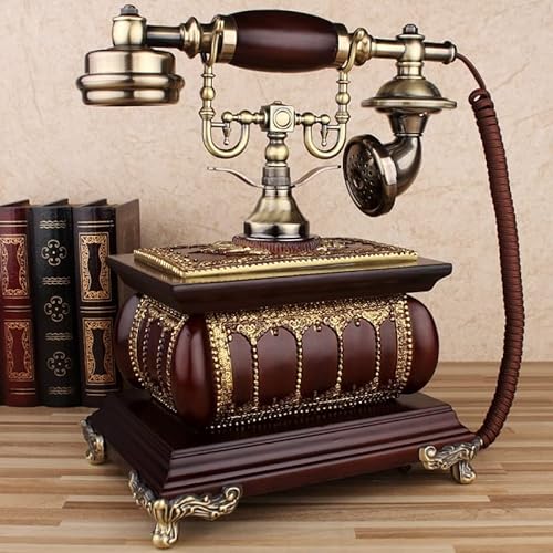 Vintage Phone Retro Antique Telephone Rotary Dial Telephone Old Fashioned Landline Phones