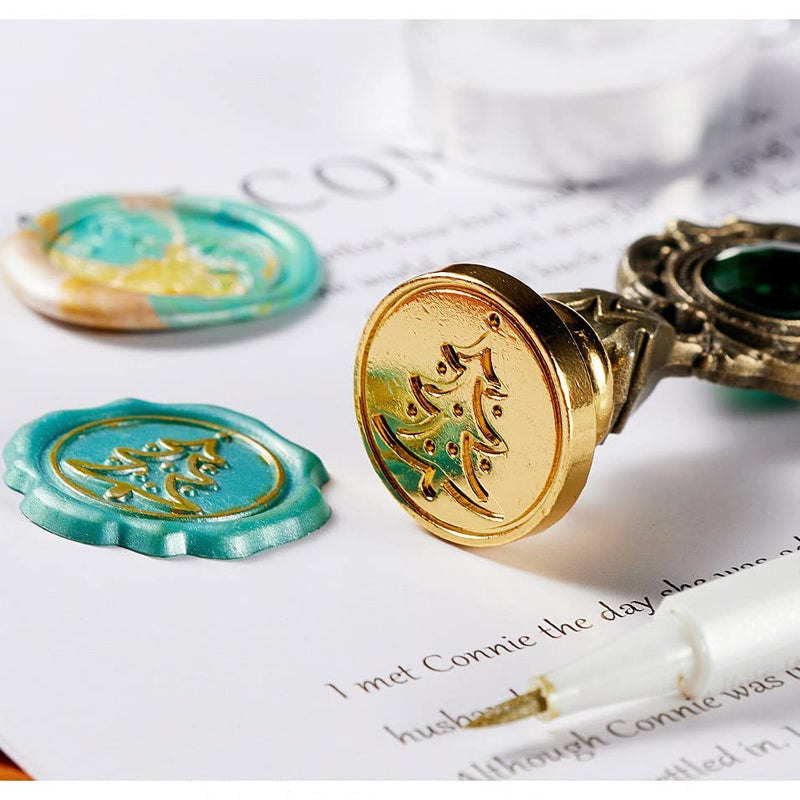 Wax Making Tool Creative Wax Seal Stamp Set DIY Scrapbooking Stamps Head Wedding Craft Birthday Decorative Envelope Sealing