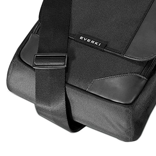 Everki EKS622XL Venue X-Large Premium RFID Mini Messenger Bag for 12-Inch iPad Pro/Surface Pro/MacBook Black