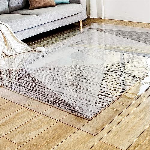 PHONME Clear Office Chair Mat for Carpets - Transparent HD Protector Mat 1.5mm Thick - Premium Quality Floor Mat (140 * 200cm)
