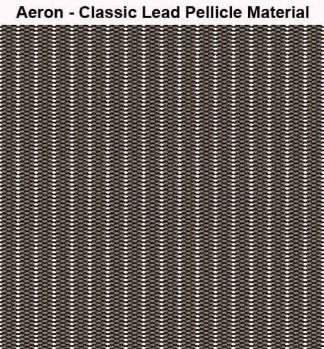 Aeron(R) Chair Highly Adjustable Model with Graphite Frame Classic Lead with Lumbar Support Size B
