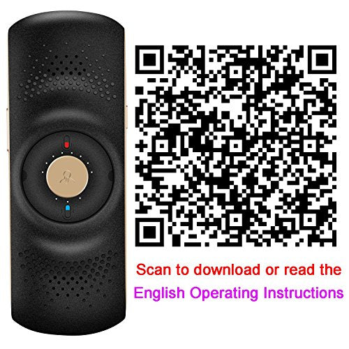 IFLYTEK Easy trans 600 Voice Translator electronic foreign language translation Chinese English French Japanese Spanish Korean simultaneous interpreter for travel abroad Black