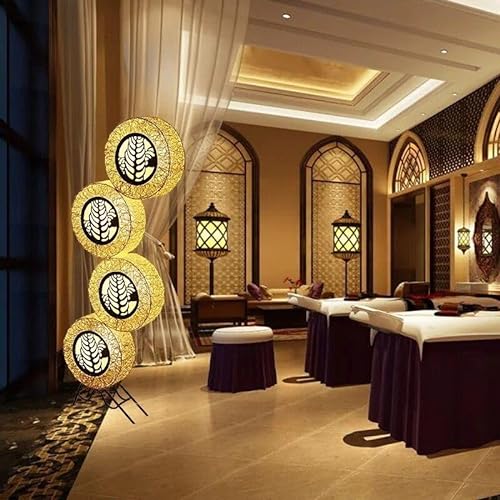 Generic Rattan Artistic Floor Lamp for Ambient Lighting