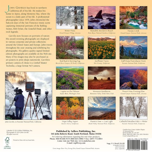 The Spirit of Place 2015 Wall Calendar