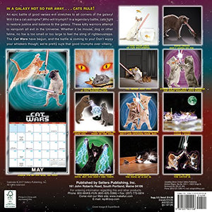 Cat Wars 2018 Wall Calendar (CA0115)