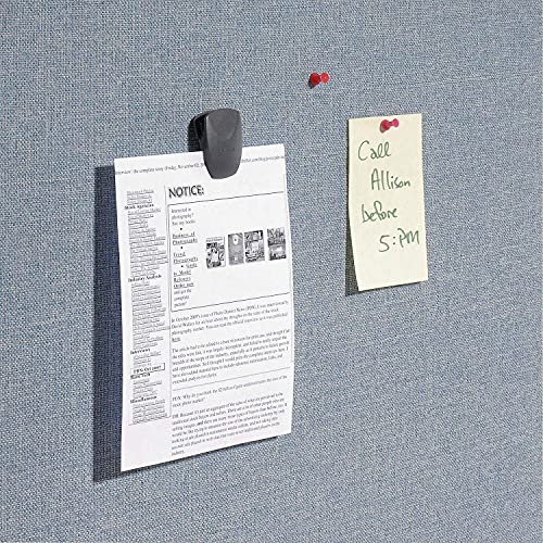 Global Industrial Office Partition Panel with Partial Window, Blue 60-1/4"W x 72"H