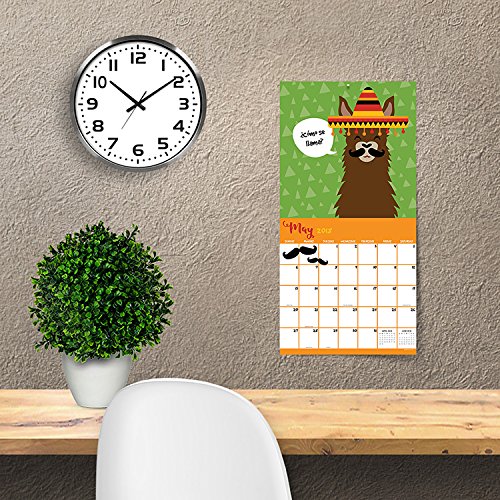 2018 Llamas Wall Calendar