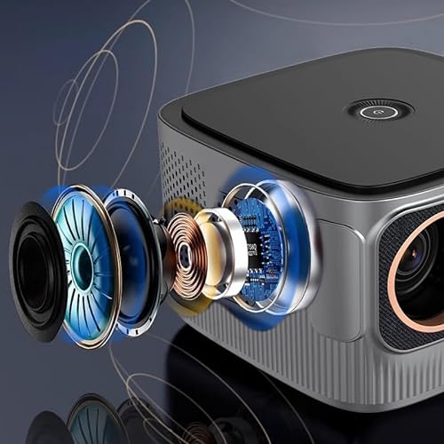 Portable Floor Projector with Intelligent Voice Control