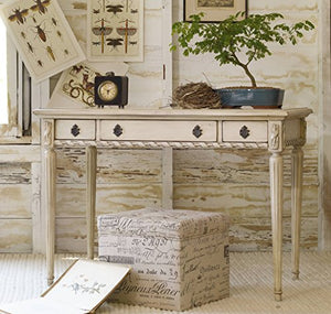 Hooker Furniture 638-50004 Melange Sofia Writing Desk, Whites/Cream/Beiges