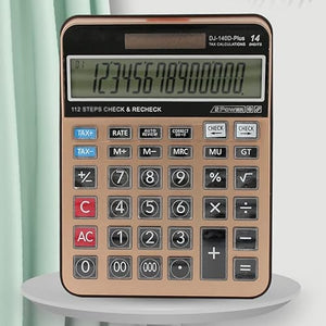 None WYXBY 14 Digit Scientific Calculator Solar Battery Dual Energy General Purpose Calculators