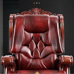 None Recliner Leather Big Manager Office Chair