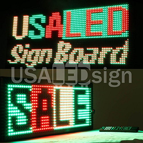 LED Signs 40" X 15" Tri-color Bright Digital Programmable Scrolling Message Display / Business Tools