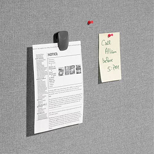Global Industrial Office Partition Panel with Partial Window, Gray 60-1/4"W x 72"H